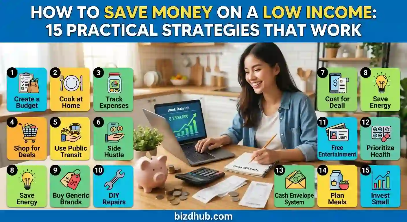 How to Save Money on a Low Income: 15 Practical Strategies That Work